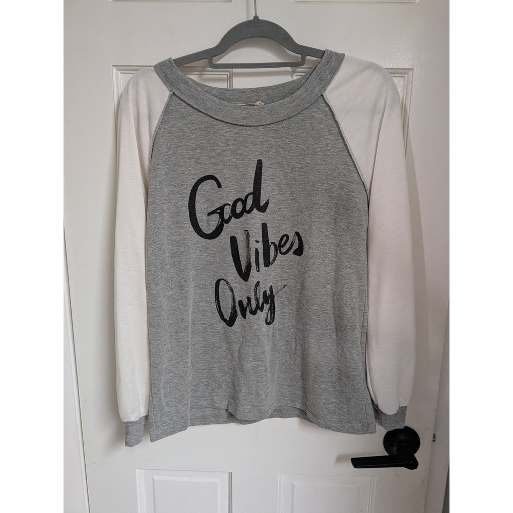 Promesa Good Vibes Only Lightweight Sweatshirt